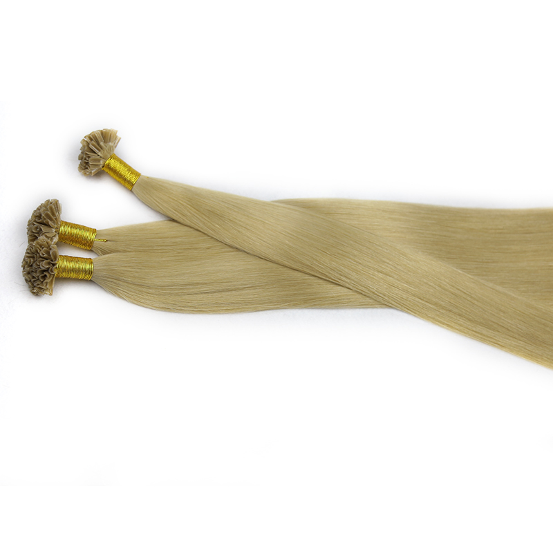 Wholesale Italian Keratin Human Hair Extensions Raw U Tip Keratin Bond Extensions